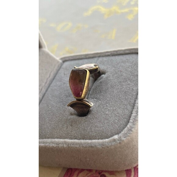 Silver multi stone ring - Picture 3 of 3